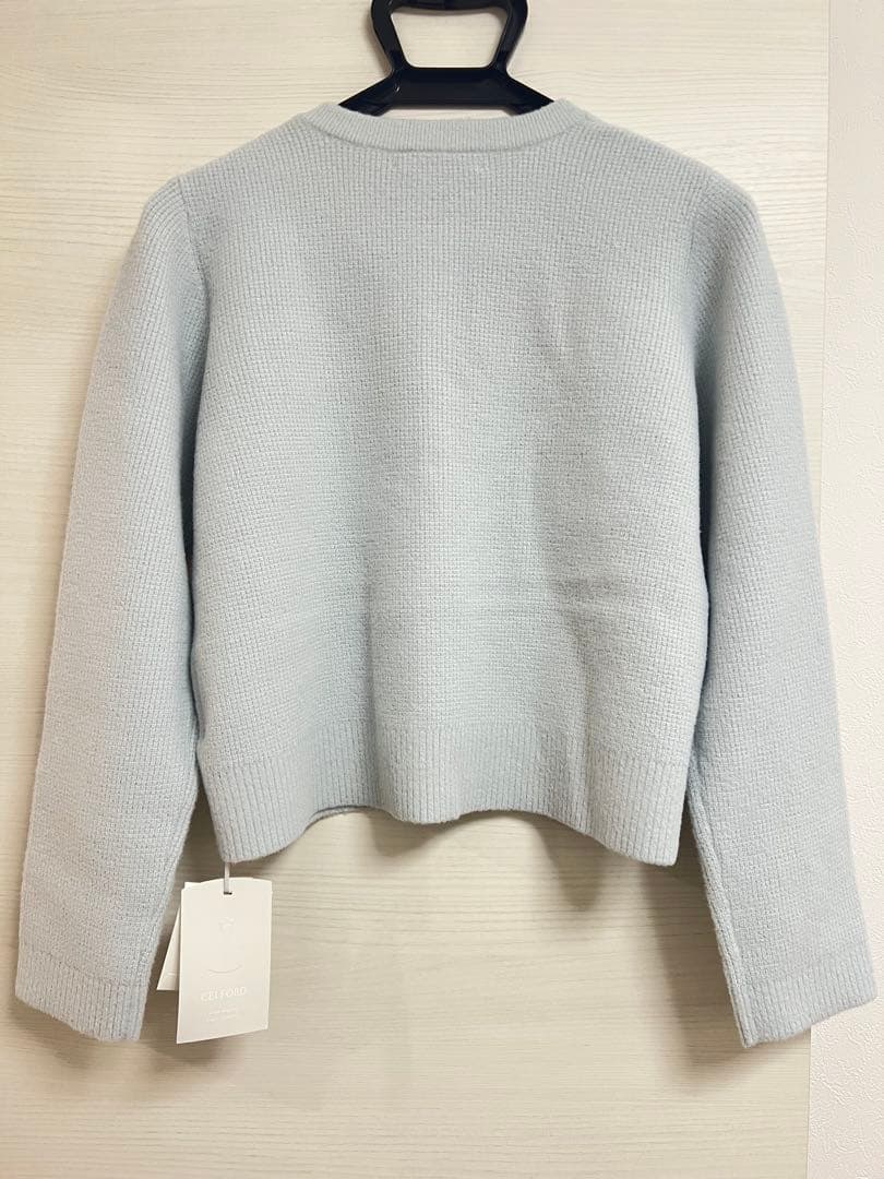 CELFORDセルフォードトリムミニニットワンピースセット ツイードセットアップ