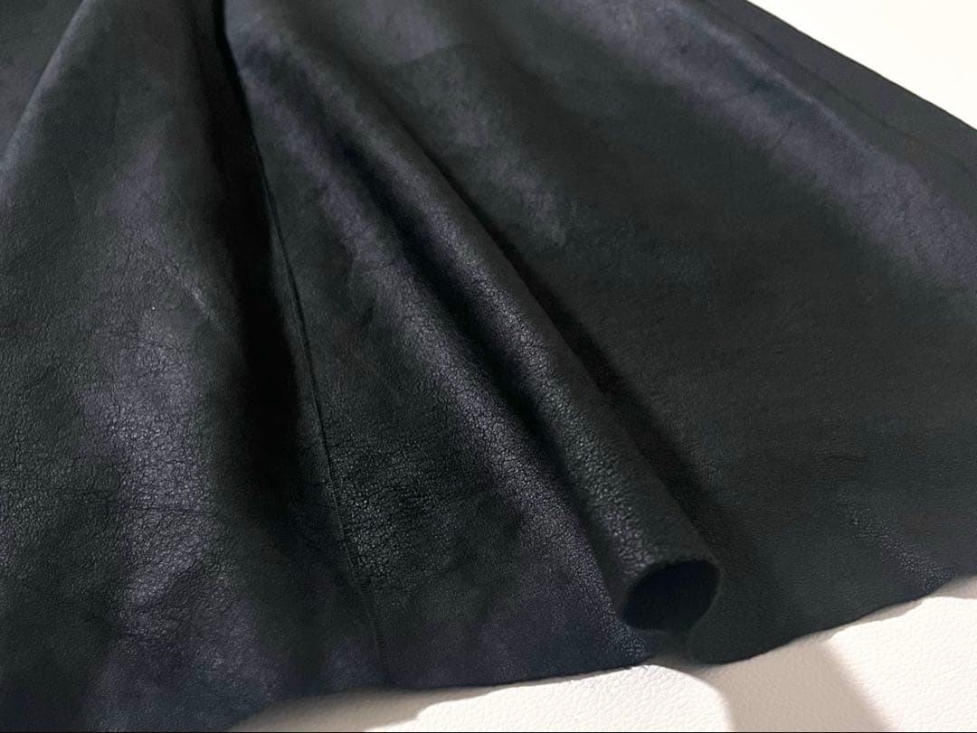 【美品】リックオウエンス　ラムレザー ワンピース　羊革　ブラック　黒　アーカイブ