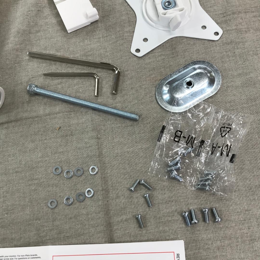 Pixio PSW1DWH Wave White モニターアーム