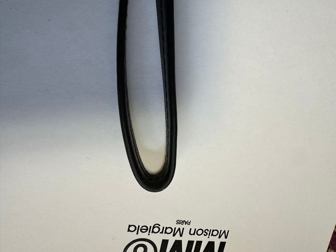 m*e様 MM６メゾンマルジェラ　ネックストラップ　レザーキーリング　クロシェッ