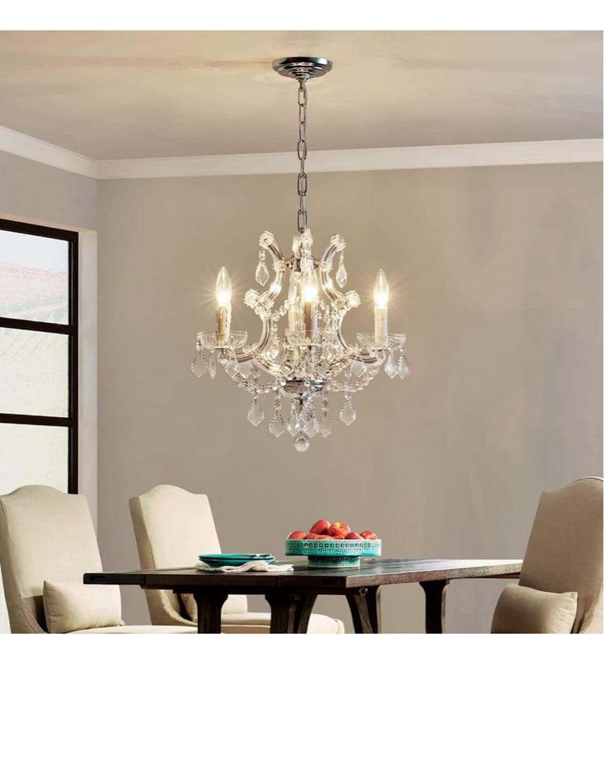 Saint Mossi シャンデリア クリスタル クリスタル 調 ガラス