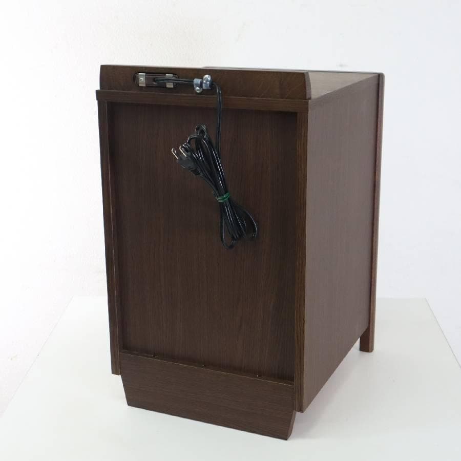 2の2カリモク家具 ナイトテーブル AU8450MK オーク材 コンセント日本製