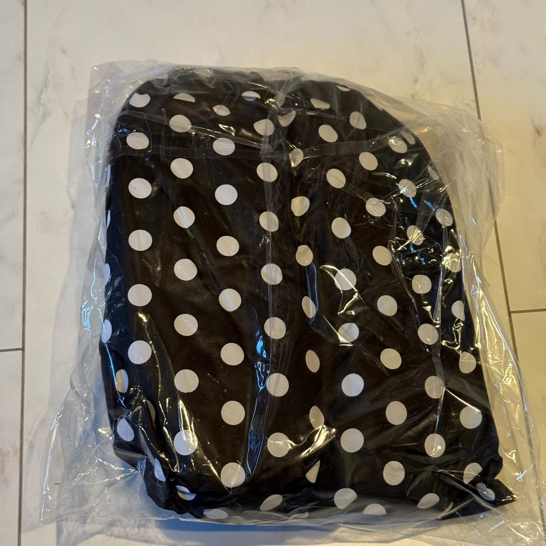 IVE レイ着用！SUBU F-LINE DOTS サンダル ブラック ドット１