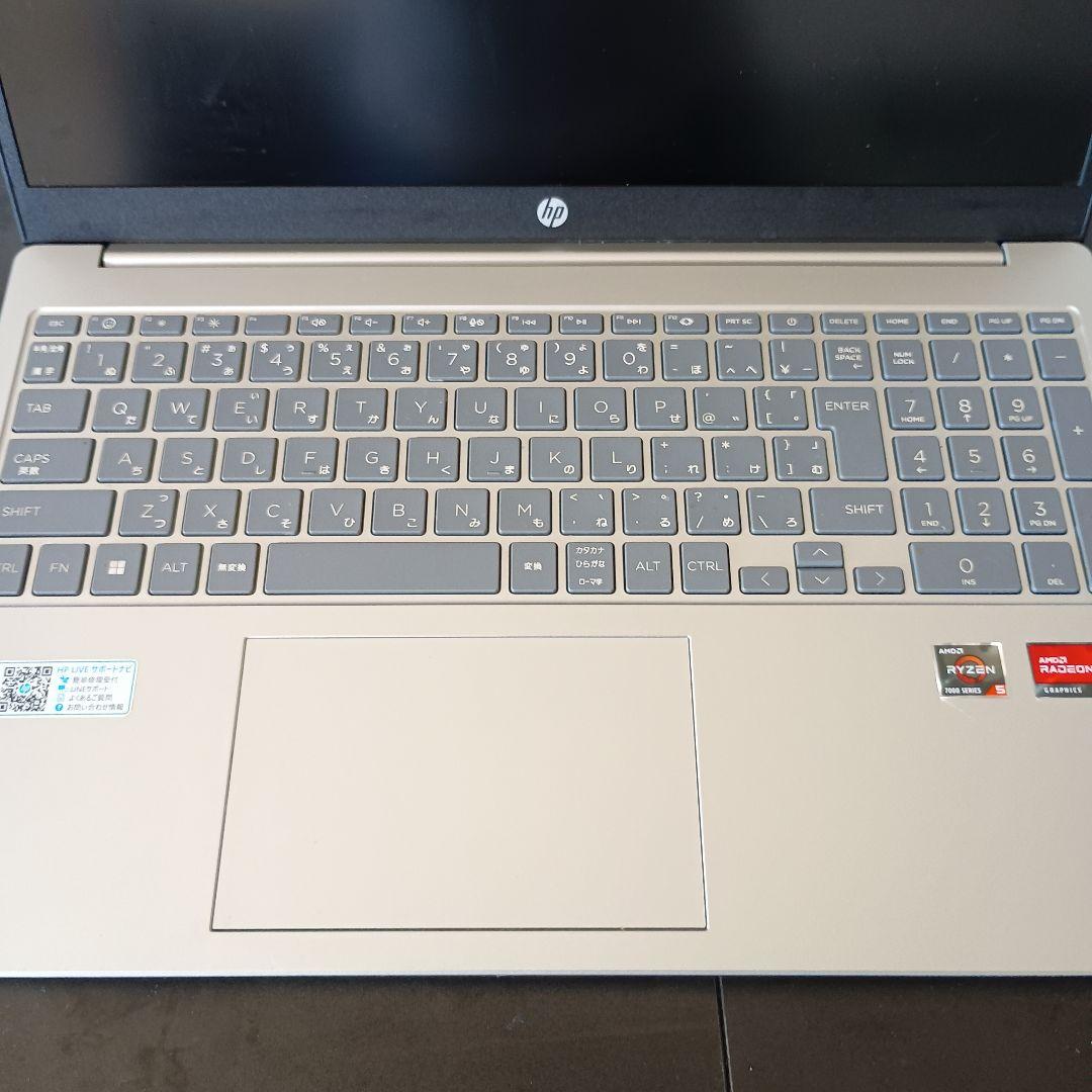 HP15 Ryzen5 7530U メモリ16GB 512GBSSD ノートPC