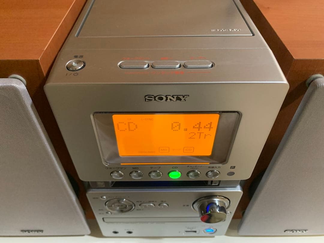 SONY ミニコンポ CD・MD・テープ・ラジオチューナー・ウォークマン対応