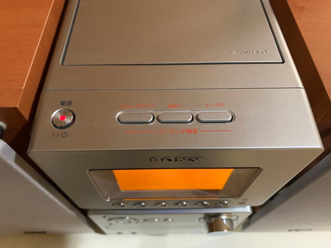 SONY ミニコンポ CD・MD・テープ・ラジオチューナー・ウォークマン対応