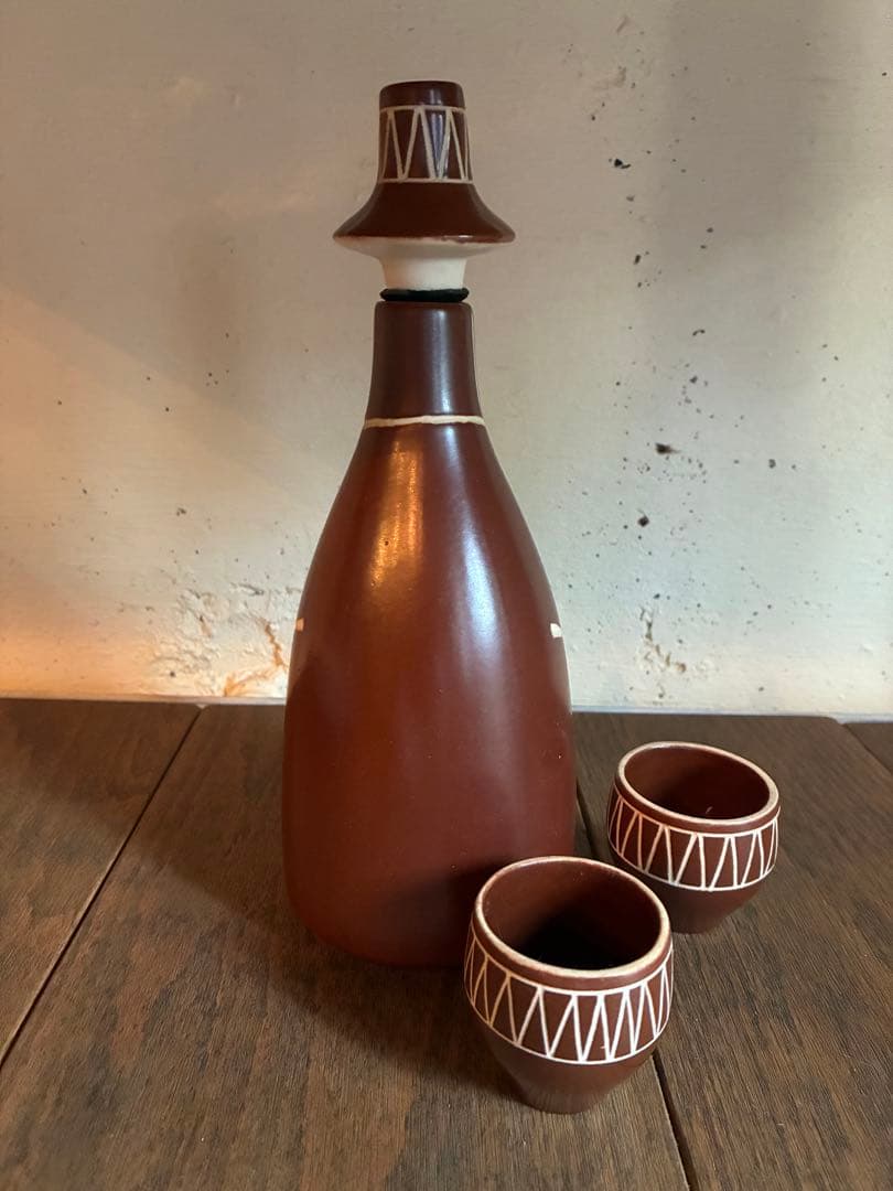 【アラビア】【Arabia】フィギュリン・ボトル　デキャンタセット