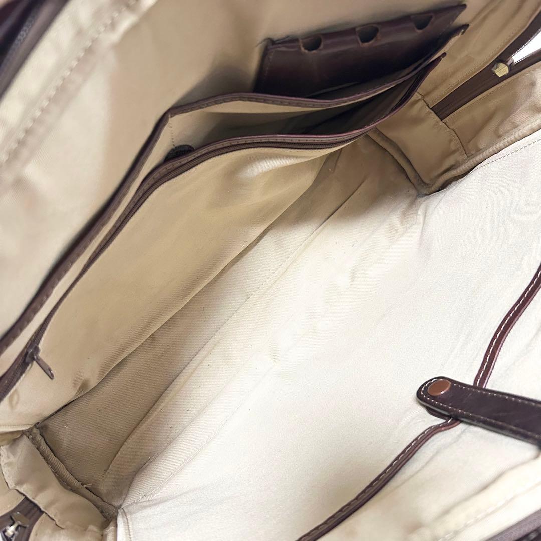 美品　インディード　ビジネスバック　BORSA ボルサ　ブリーフケース　レザー