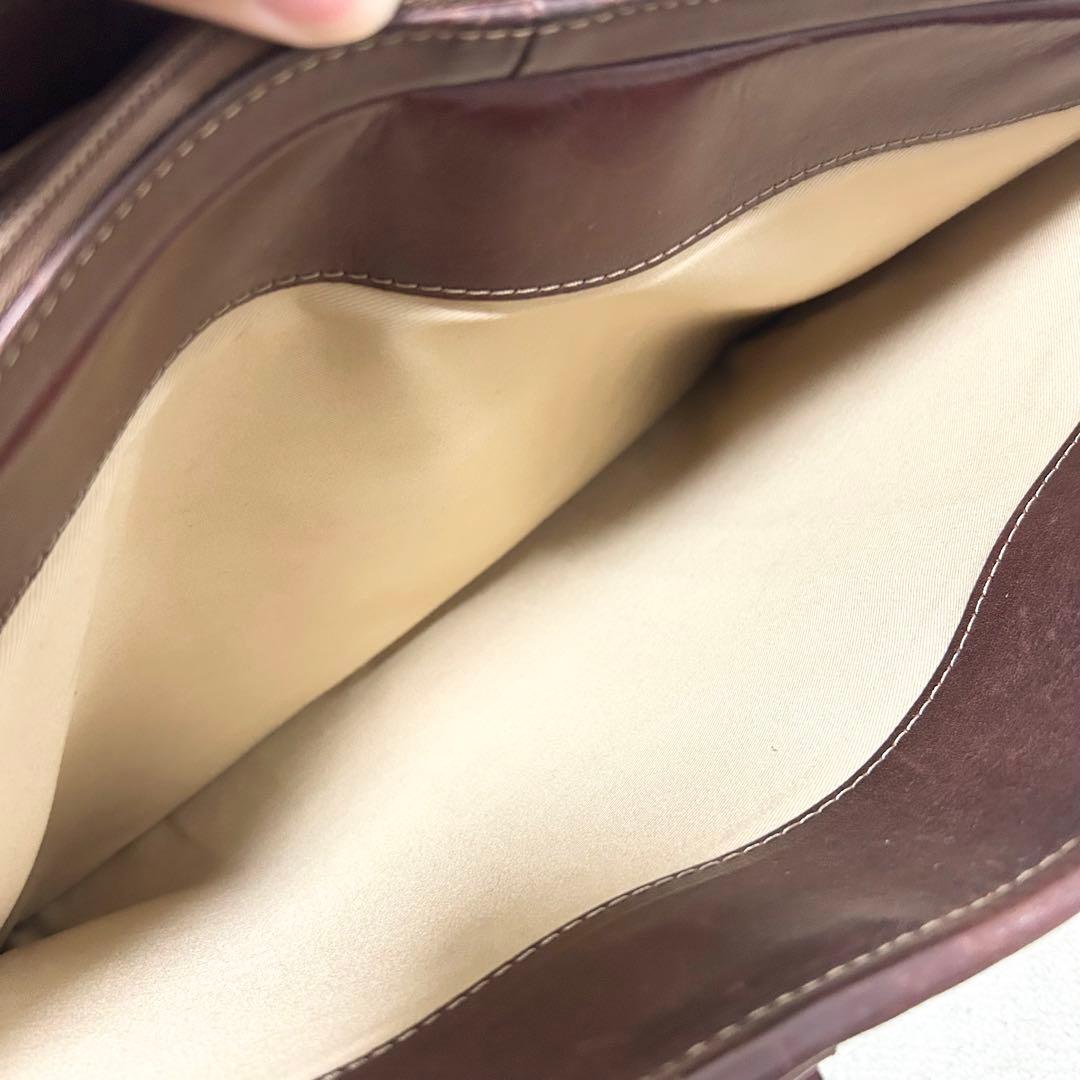 美品　インディード　ビジネスバック　BORSA ボルサ　ブリーフケース　レザー