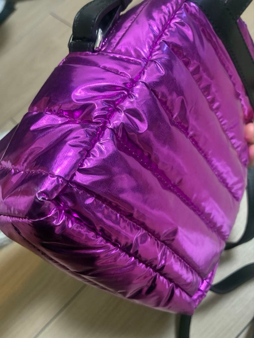 Yukko モンクレールピンク ナイロン ショルダーバッグ