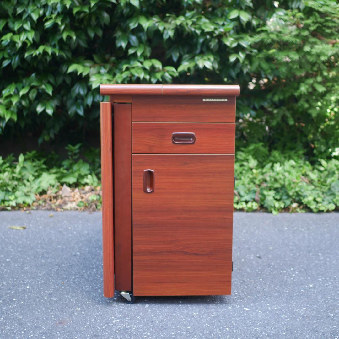 希少 JANOME 蛇の目 ミシン台 作業台 バタフライテーブル Vintage