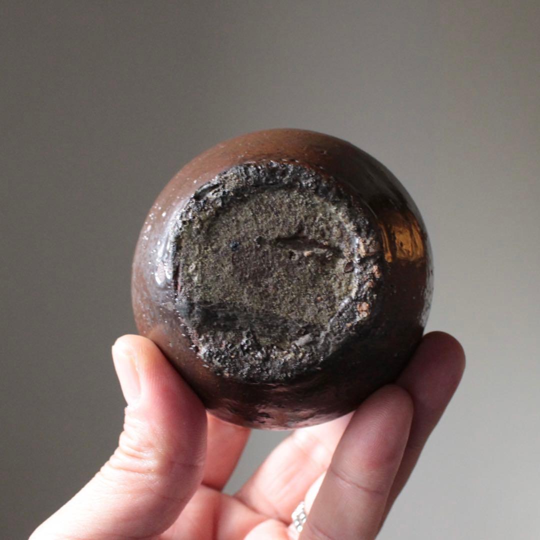 古丹波 栗皮釉 うるか壺 江戸後期 古美術 古道具 アンティーク