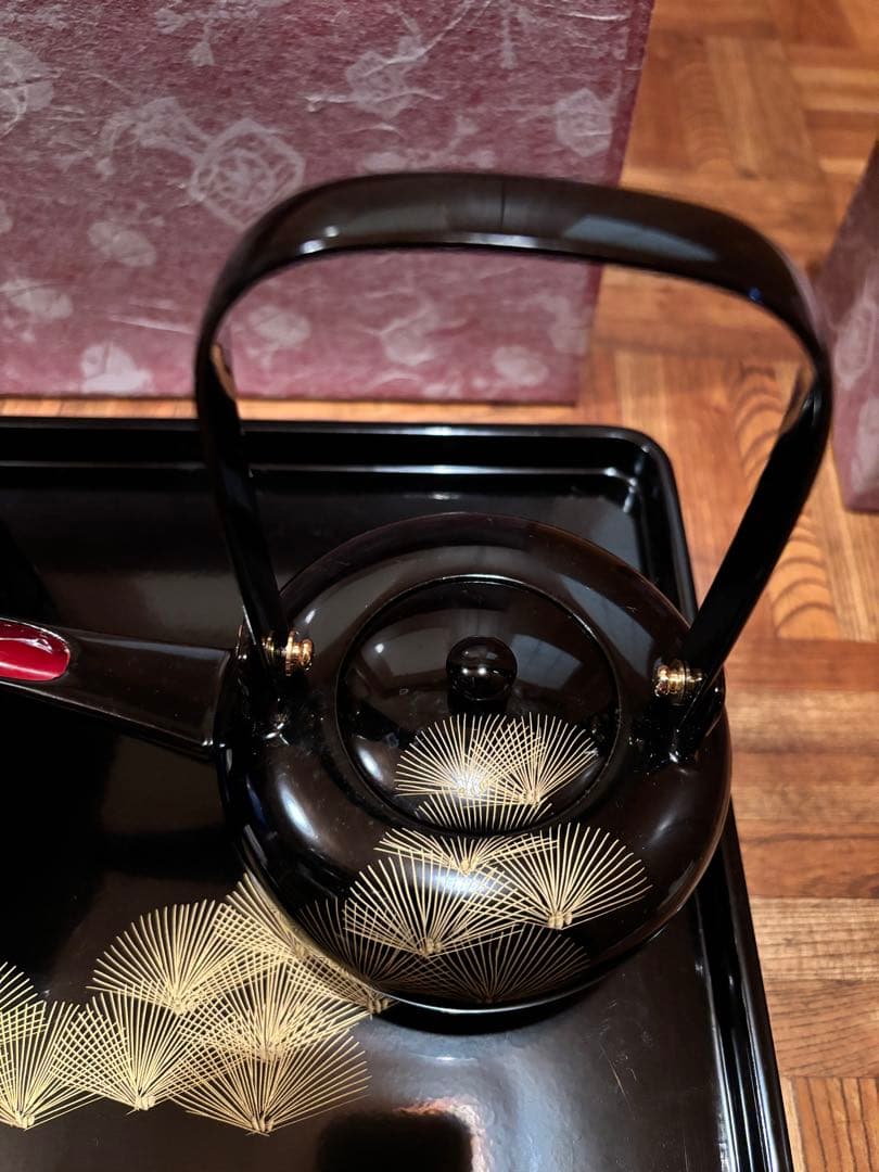 T*o様 会津塗り　漆塗り重箱・茶器セット