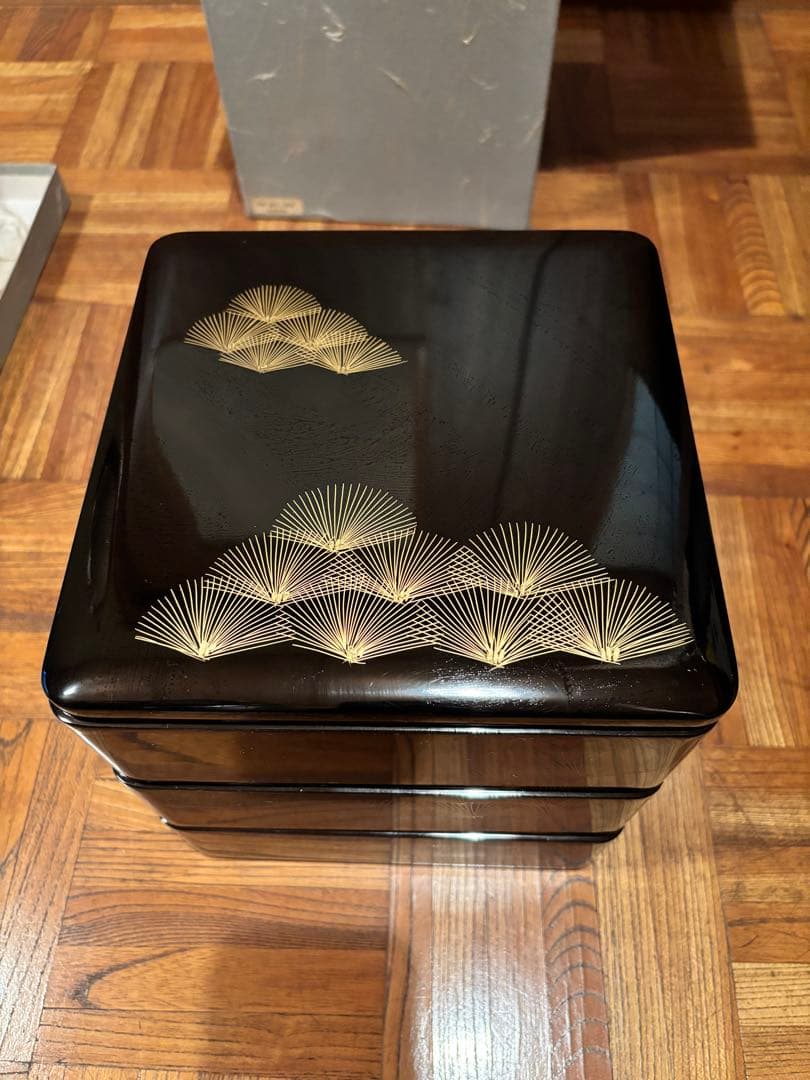 T*o様 会津塗り　漆塗り重箱・茶器セット