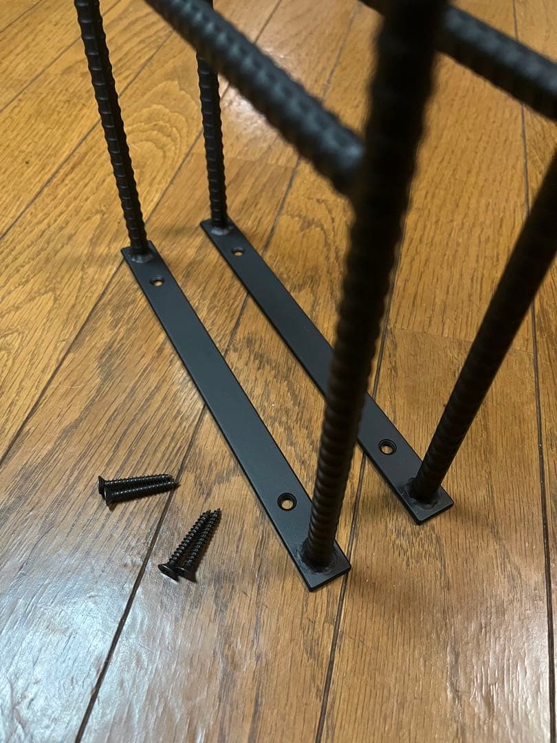 アイアン吊り棚ブラケット　アイアンシェルフ　 高さ53cm 2本セット