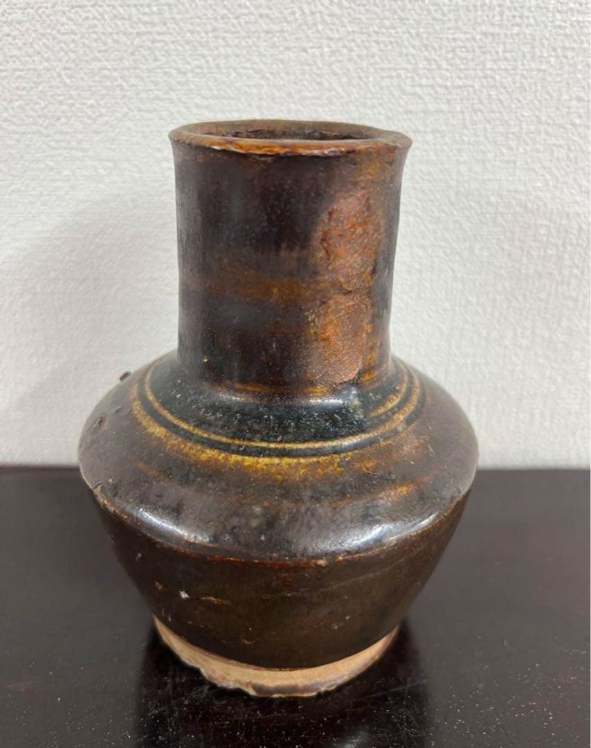 中国古美術/宋時代黒釉花瓶/コレクションの整理品です