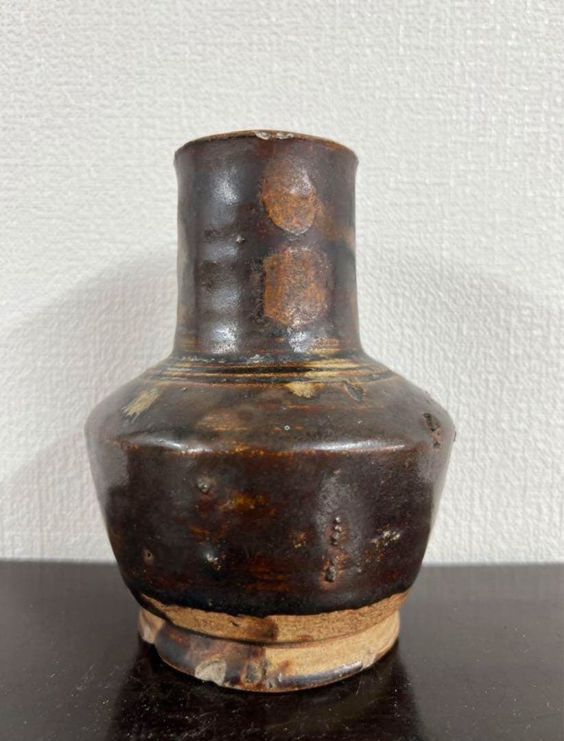 中国古美術/宋時代黒釉花瓶/コレクションの整理品です