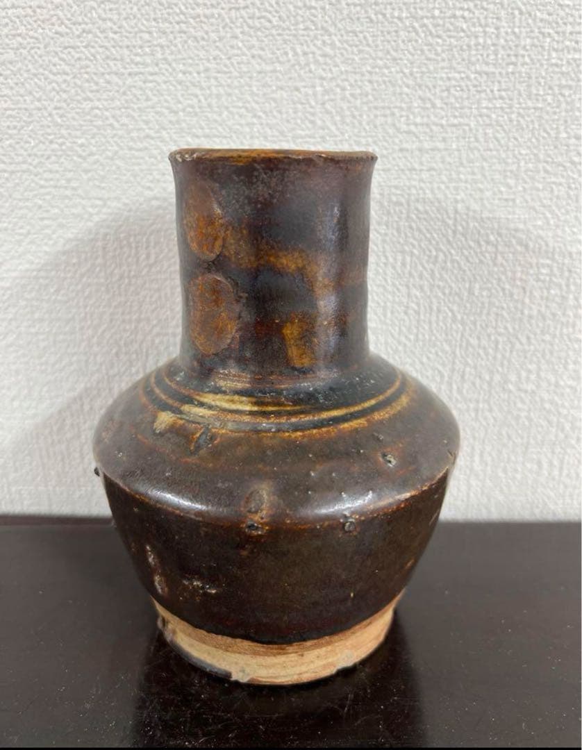 中国古美術/宋時代黒釉花瓶/コレクションの整理品です