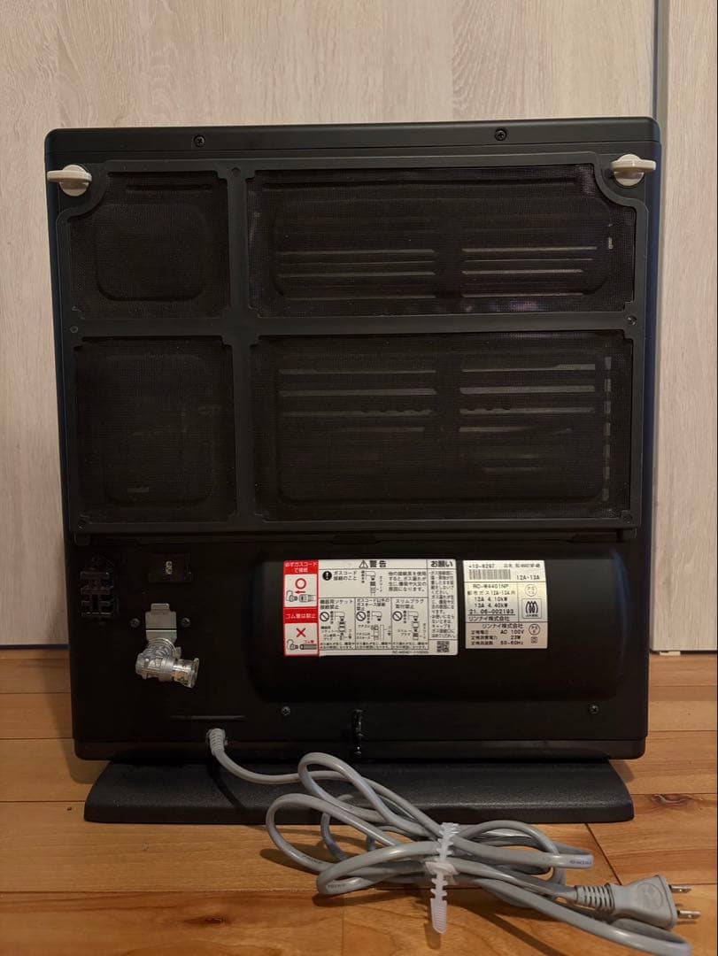 Rinnai ガスファンヒーター W4401NP ブラック