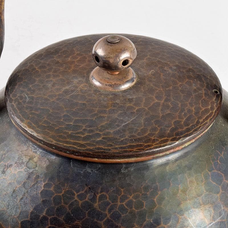 煎茶道具　鎚起銅器　玉川堂造　湯沸　薬缶　銅瓶　共箱　U　R4898