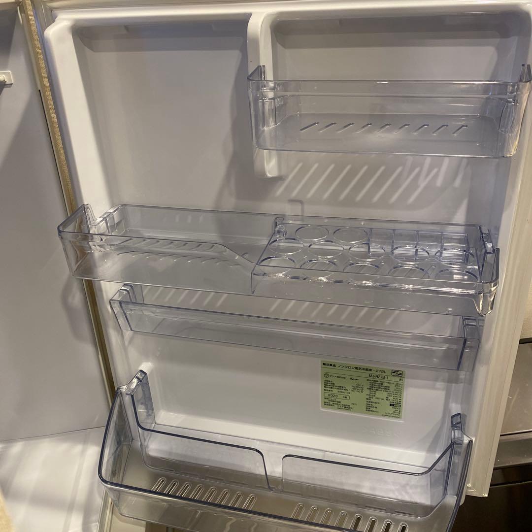 送料込み2023年製無印良品冷蔵庫272L3ドア冷蔵庫ＭＪ‐Ｒ２７Ｂ
