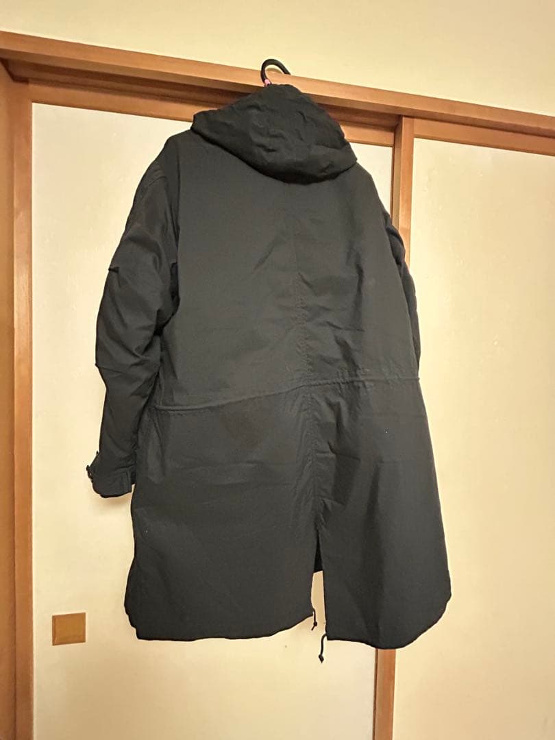 新品バックナンバーマルチウェイモッズコートインナー付き黒M定価15,800