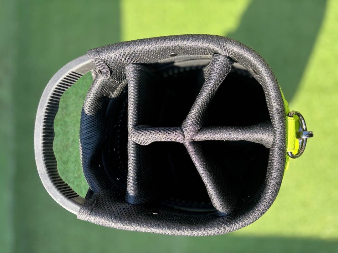 キャスター付　ゴルフバッグ　キャディバッグ　新品　グリーン　ブルー　KING