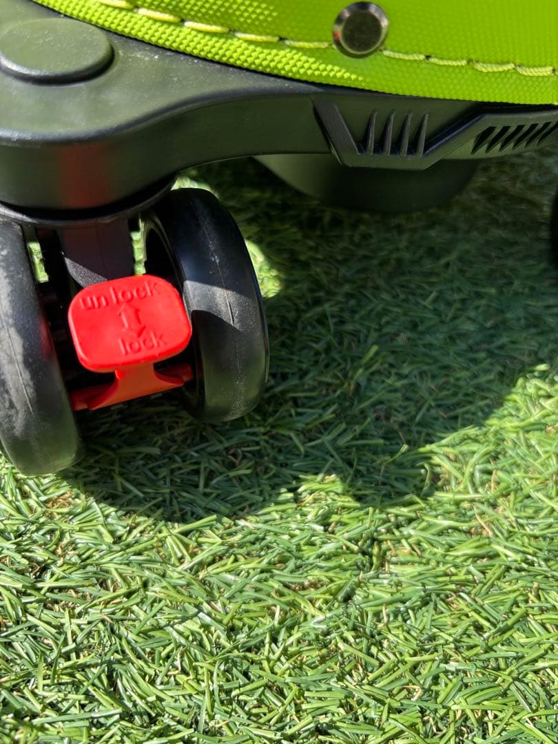 キャスター付　ゴルフバッグ　キャディバッグ　新品　グリーン　ブルー　KING