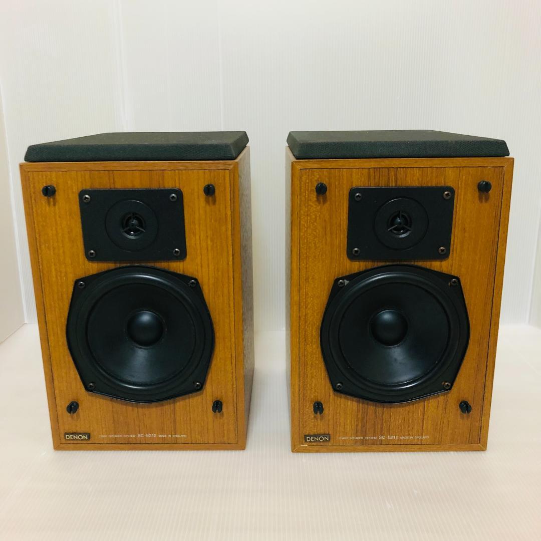 【ビート】DENON デノン SC-E212 ペアスピーカーシステム