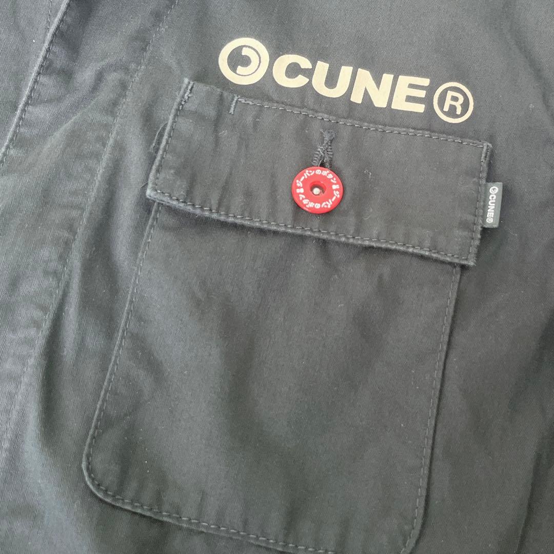 CUNEキューン うさぎプリント つなぎ オールインワン ブラック 2