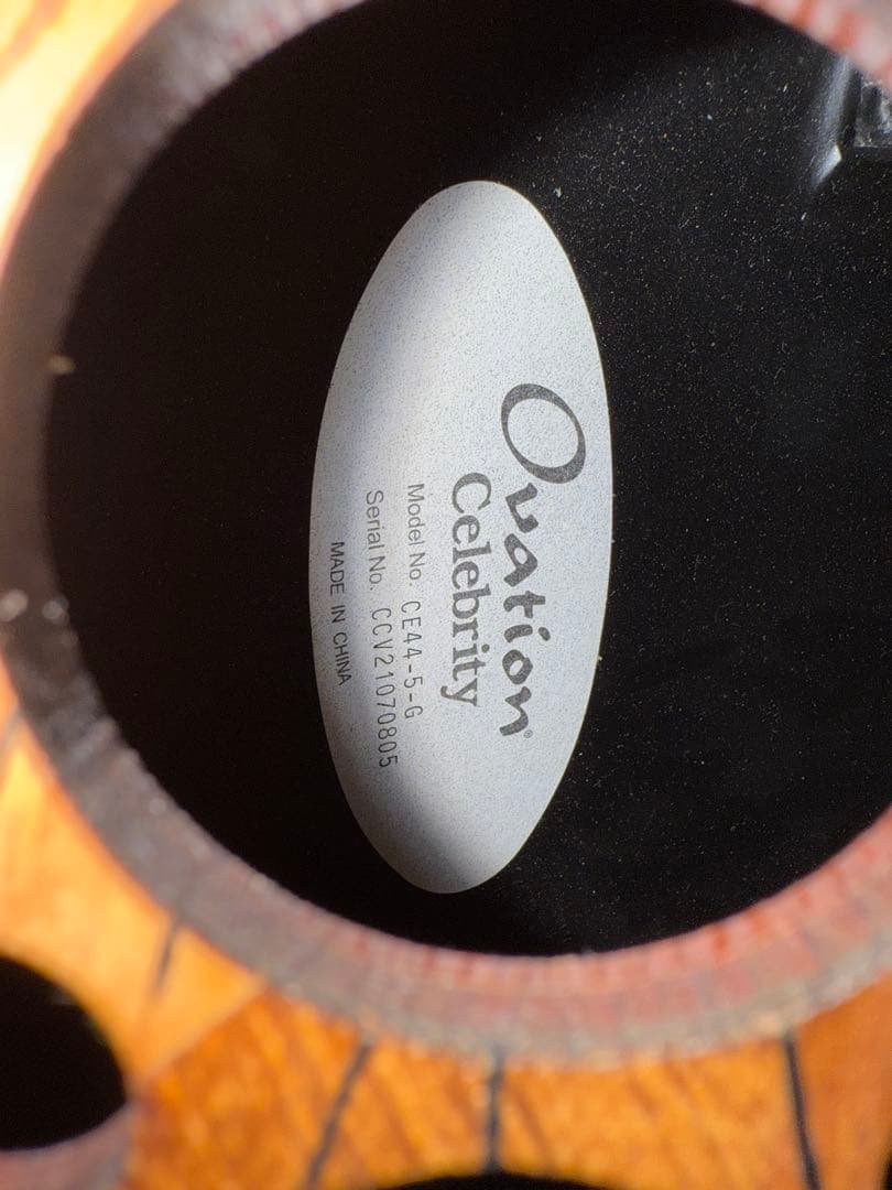 美品 Ovation Celebrity Elite CE44-5G エレアコ