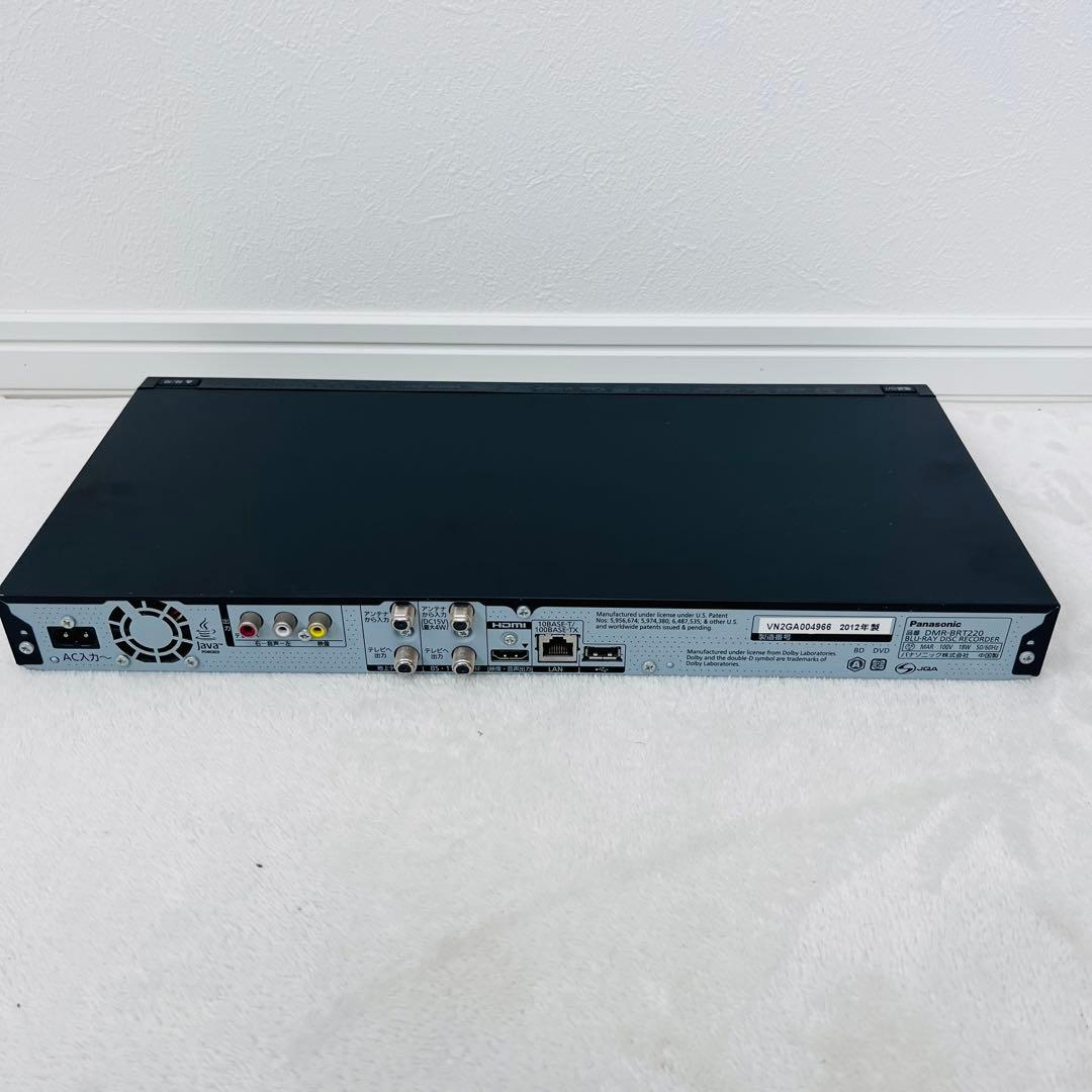 Panasonic DMR-BRT220 Blu-rayレコーダー