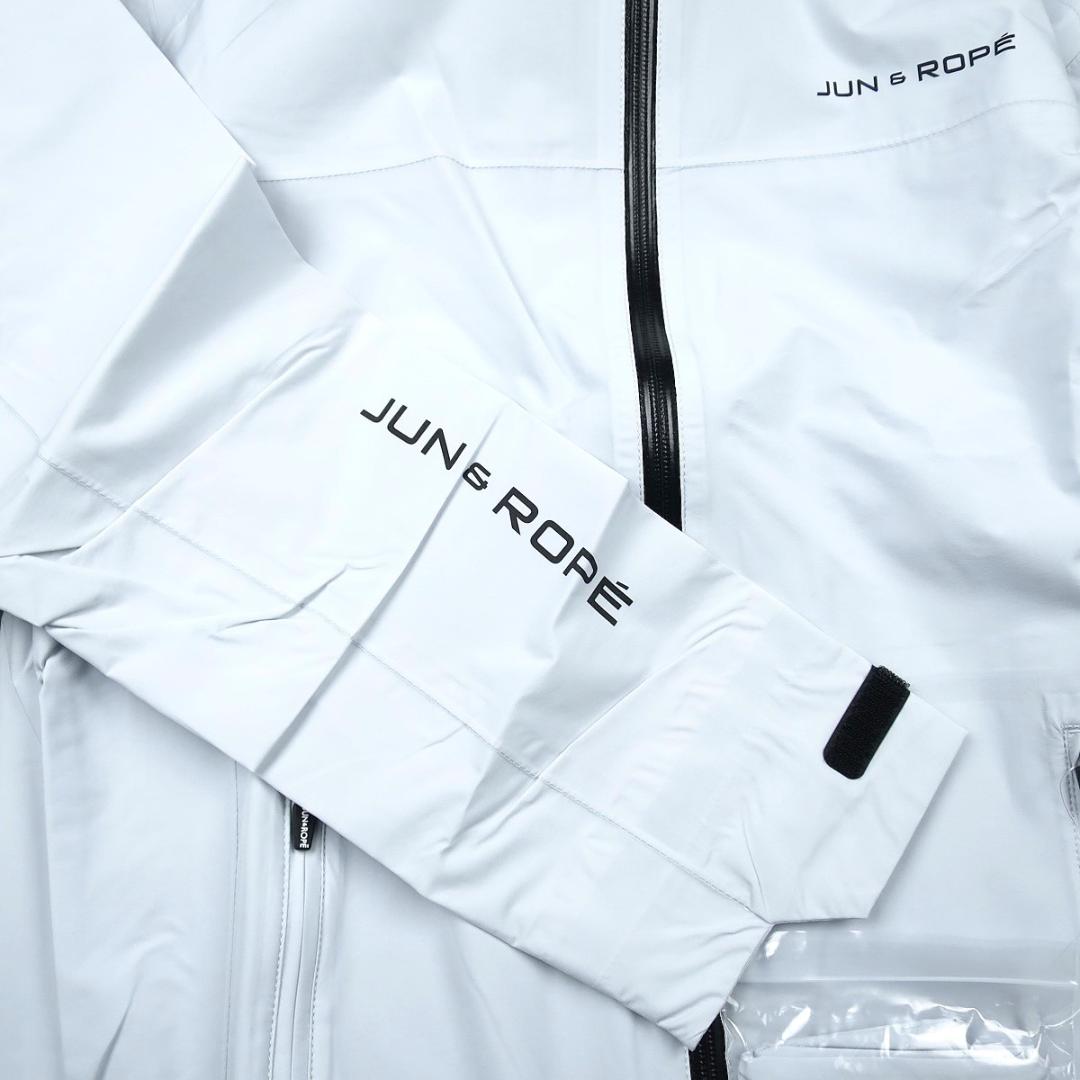 JUN&ROPE 【防水】【透湿】【耐水】ゴルフ レインウェア L ライトグレー
