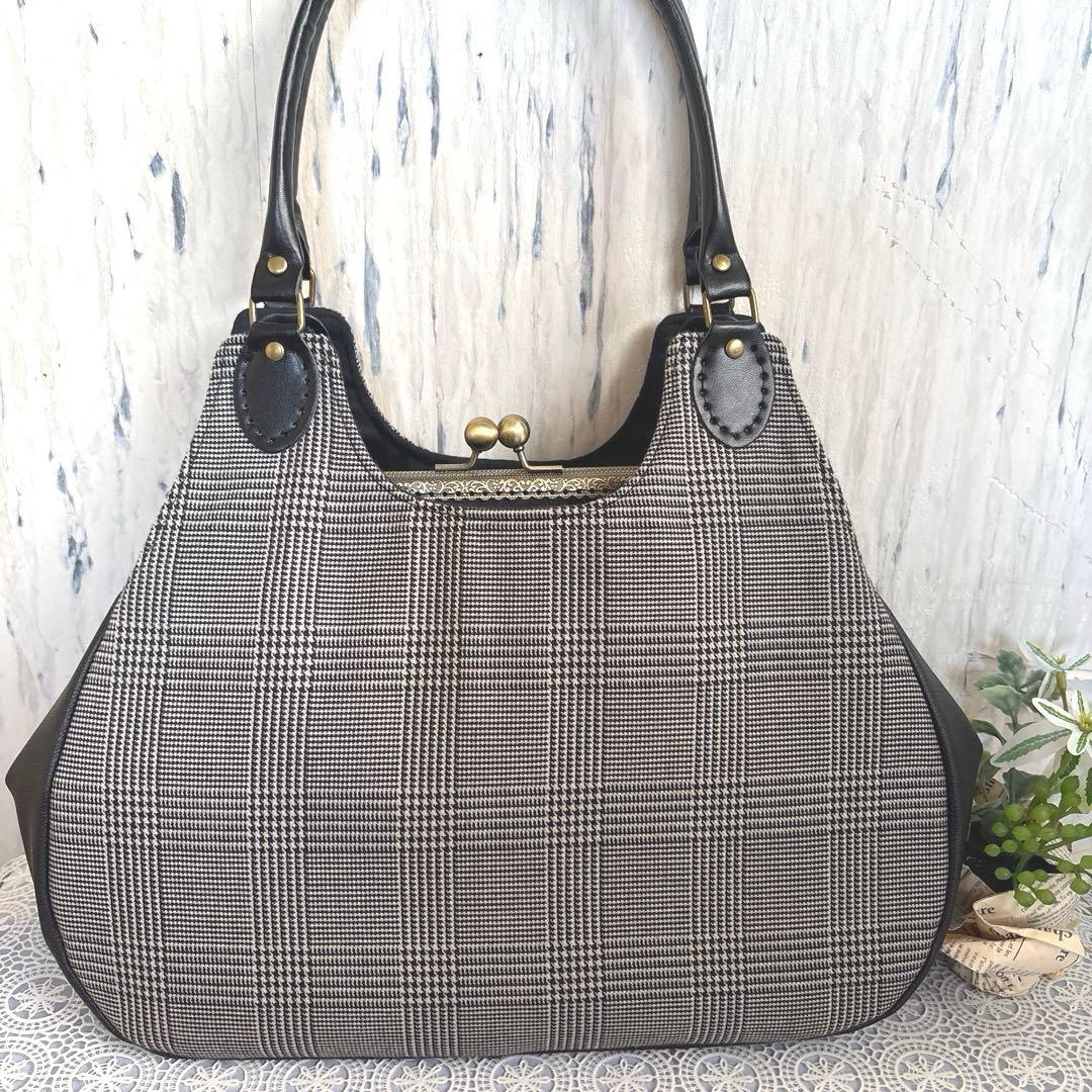 Kakimi　がま口バッグ・あおりがま口バッグ　ハンドメイド