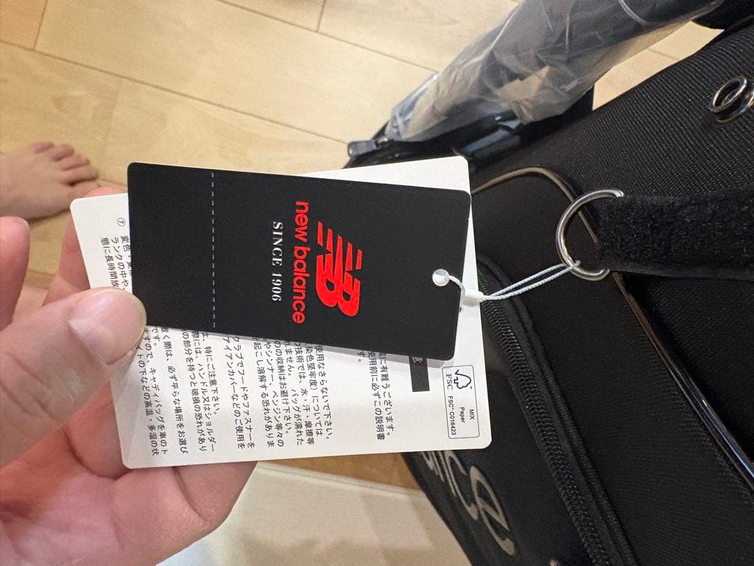 new balance ゴルフバッグ ブラック