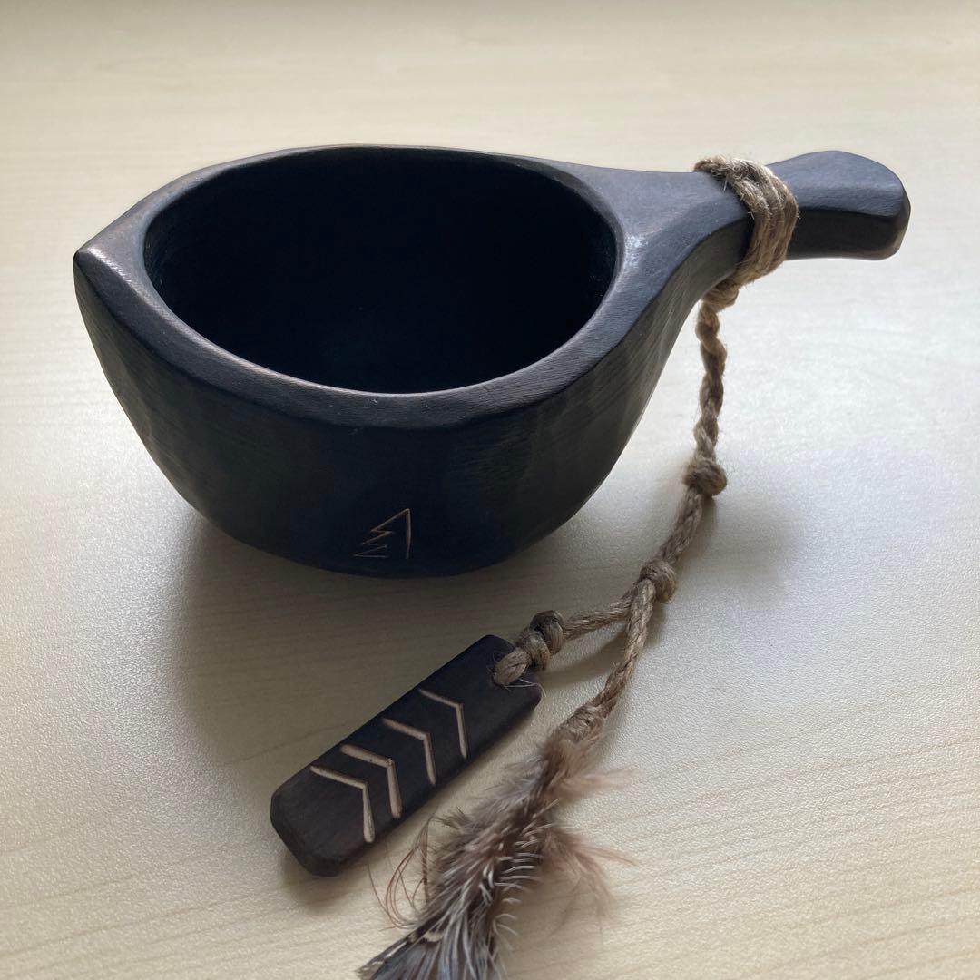 【新品】ソウルオブシベリア #1 ブラックペンダント　No.1813 ククサ