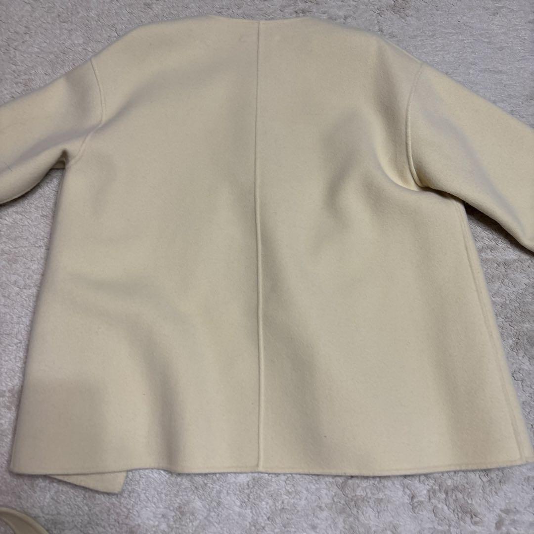 アニュアンスコート2024ベルト、ストールつき