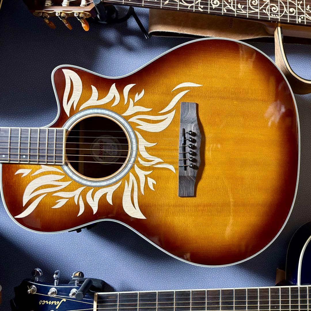 【新品同様】morris R-011 TS エレアコ 超低弦高調整済