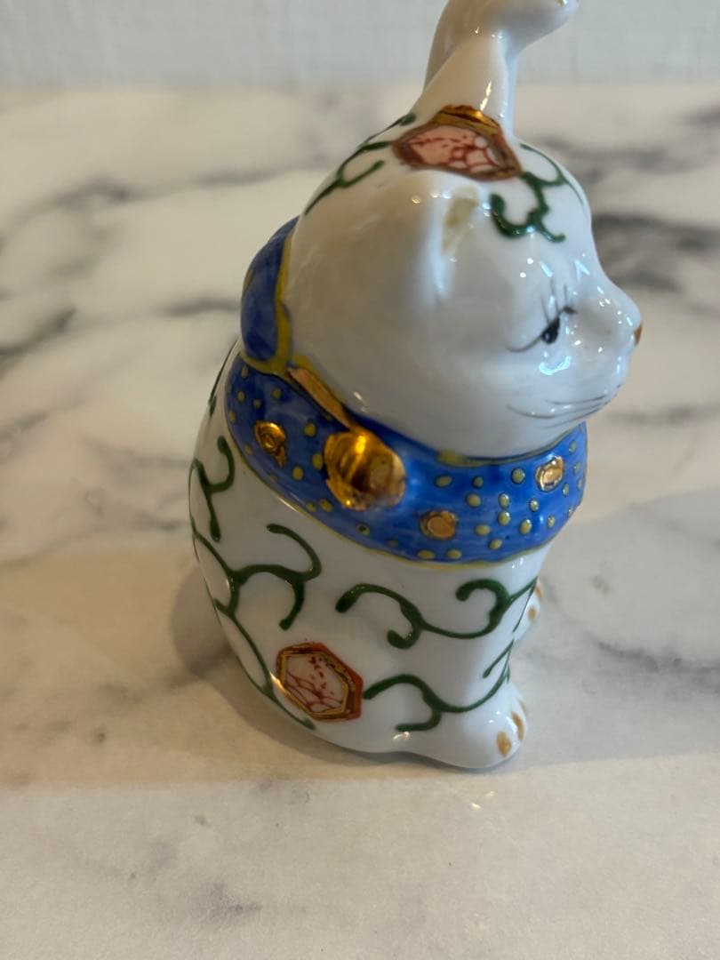 伊万里焼？ 招き猫　2体セット　美品