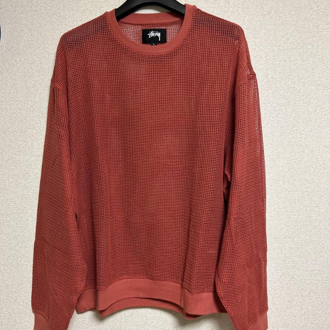 stussy メッシュニット