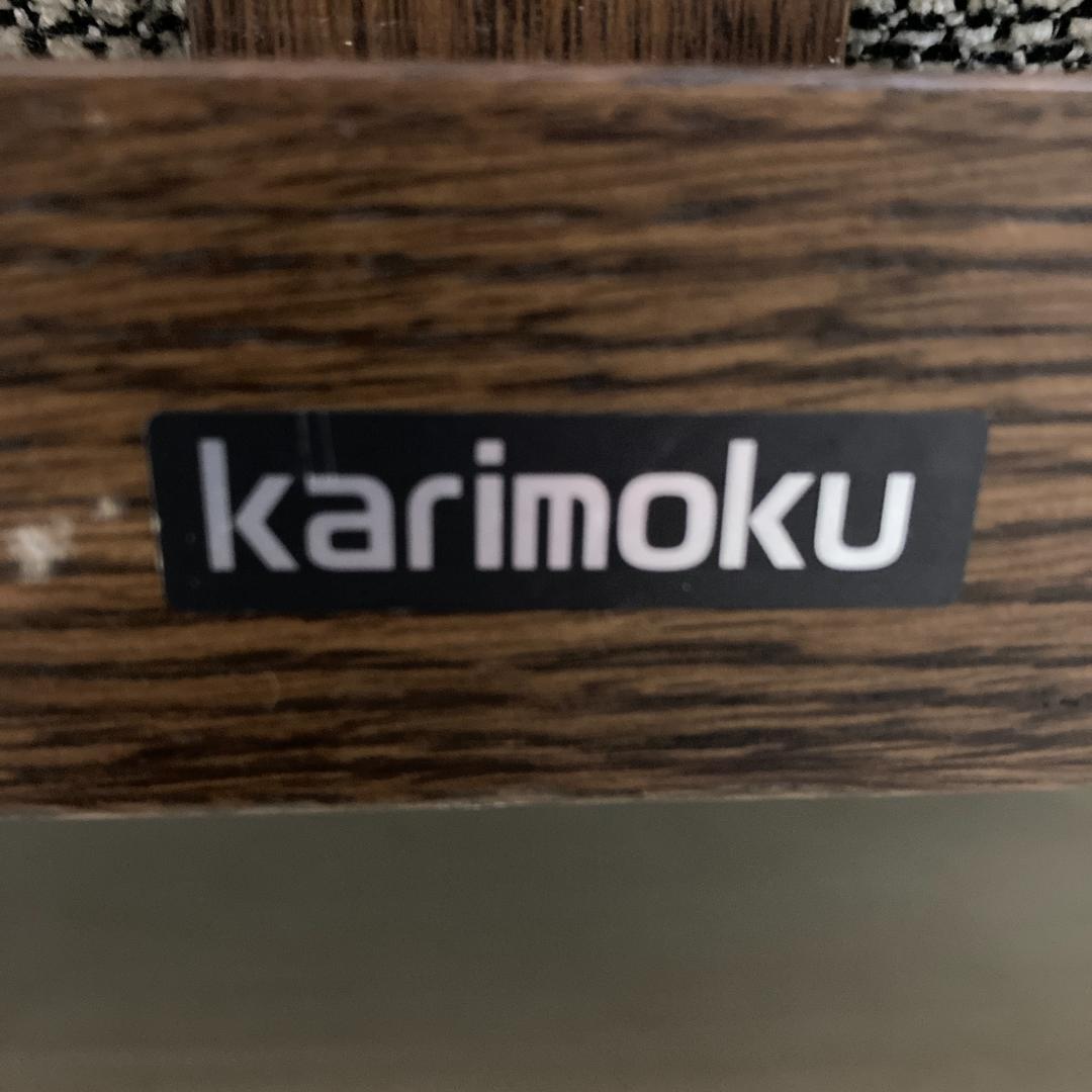 【カリモク】2人掛けソファ　WU47　無垢材　オーク材