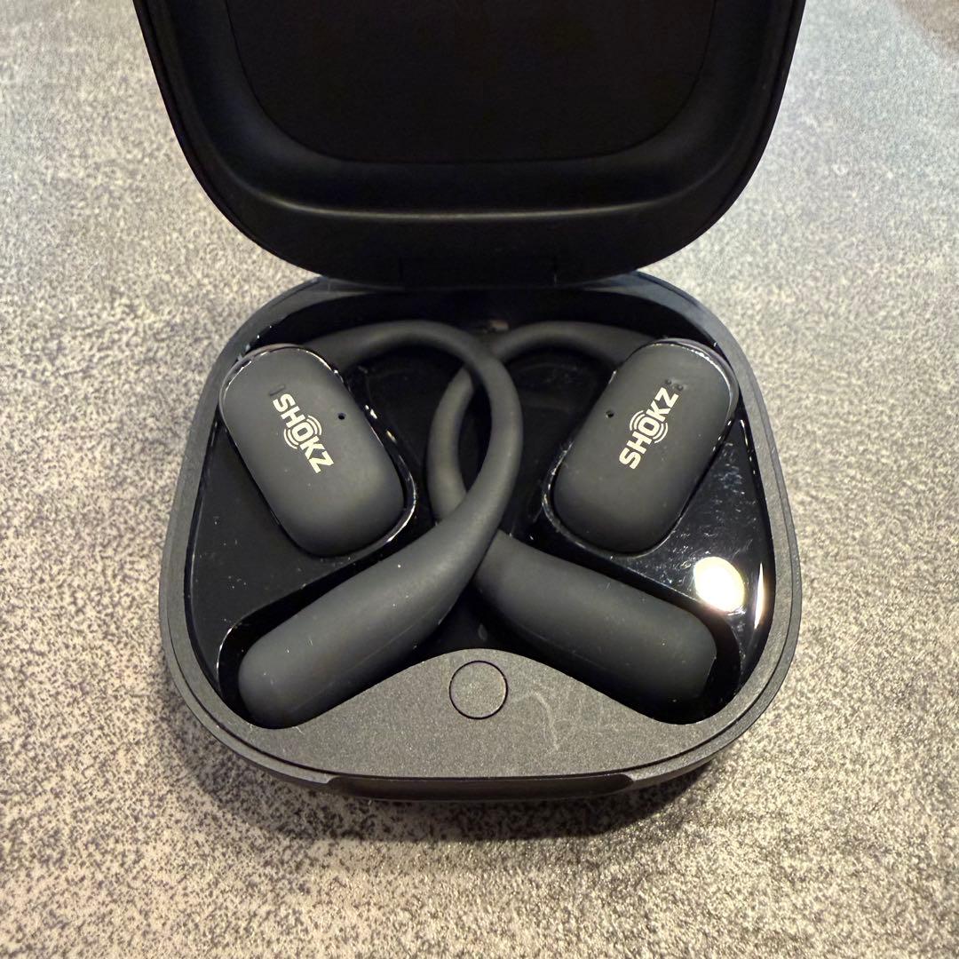 【アルコール消毒済】SHOKZ OPENFIT 2 ブラック shockz