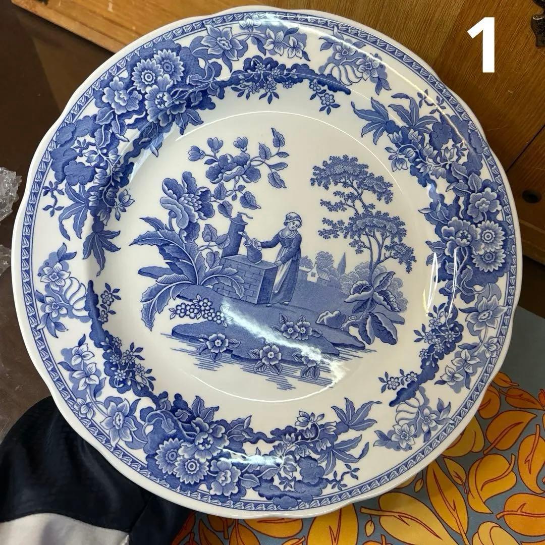 スポード　ブルールームコレクション　GIRL AT WELL プレート５枚