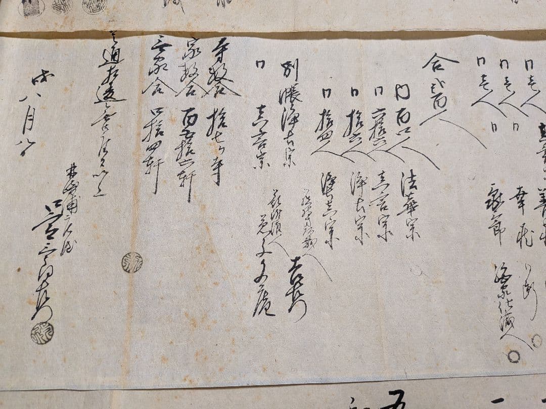 １８２１〜１８２６（文政４年〜文政９年）江戸時代阿波蜂須賀家知行地内時代古文書