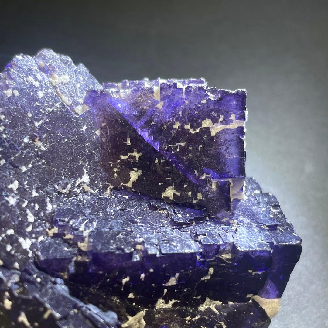 アメリカ イリノイ産 フローライト 蛍石 鉱物標本 原石 ②