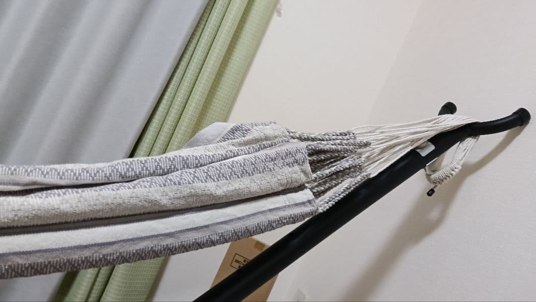 づすさび susabi ダブルハンモック アッシュ×ブラックスタンド