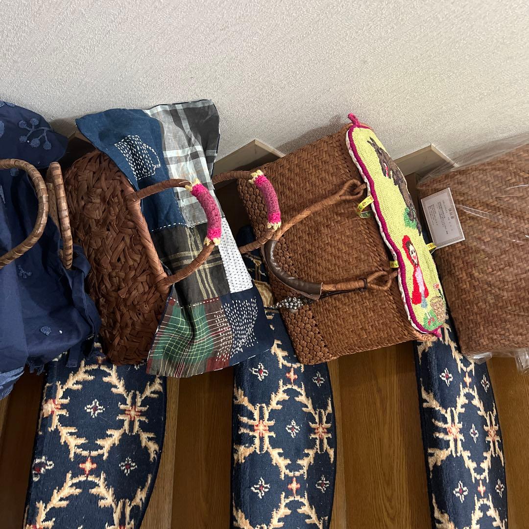 n*5様 〈最後値下げ〉山葡萄のかごバッグ　乱れ編み