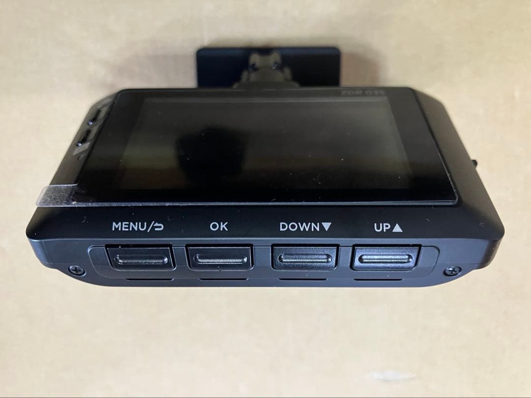 コムテック ZDR-035 前後2カメラ ドライブレコーダー 作動OK！