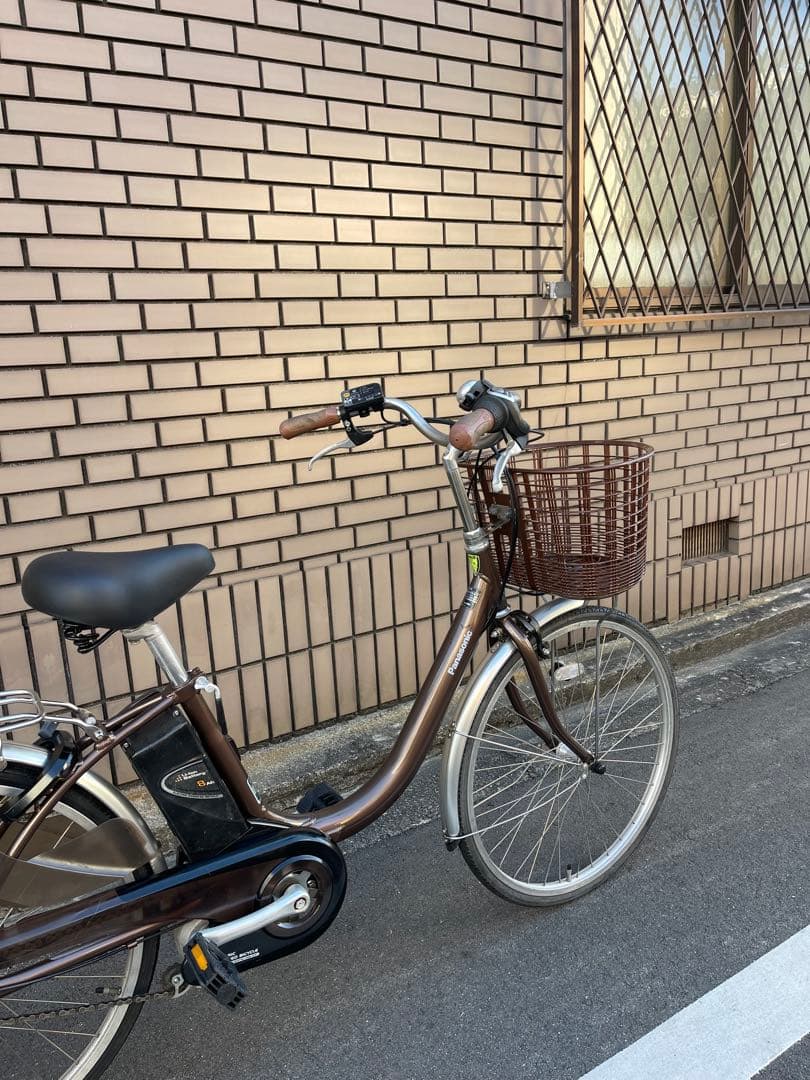 8.9ahパナソニック電動アシスト自転車24インチ