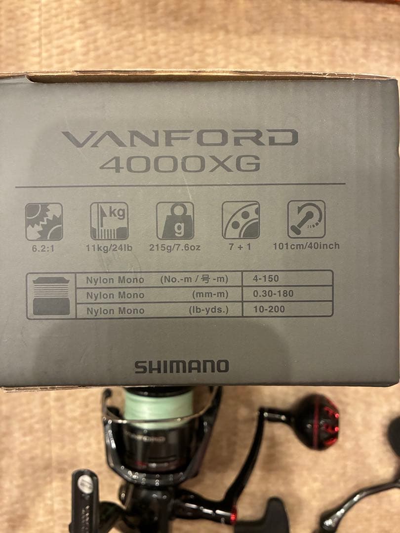 SHIMANO 24 VANFORD 4000XG スピニングリール